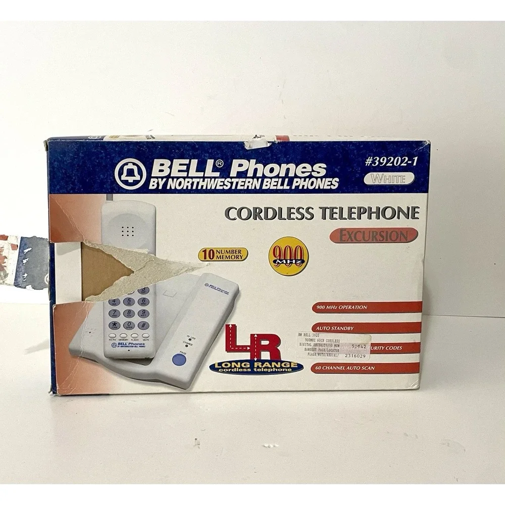 Bell Phones Northwestern Bell Excursion 39202-1 900MHz Cordless Phone